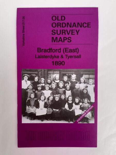 Bradford (East) 1890 inc Tyersal - Coloured 